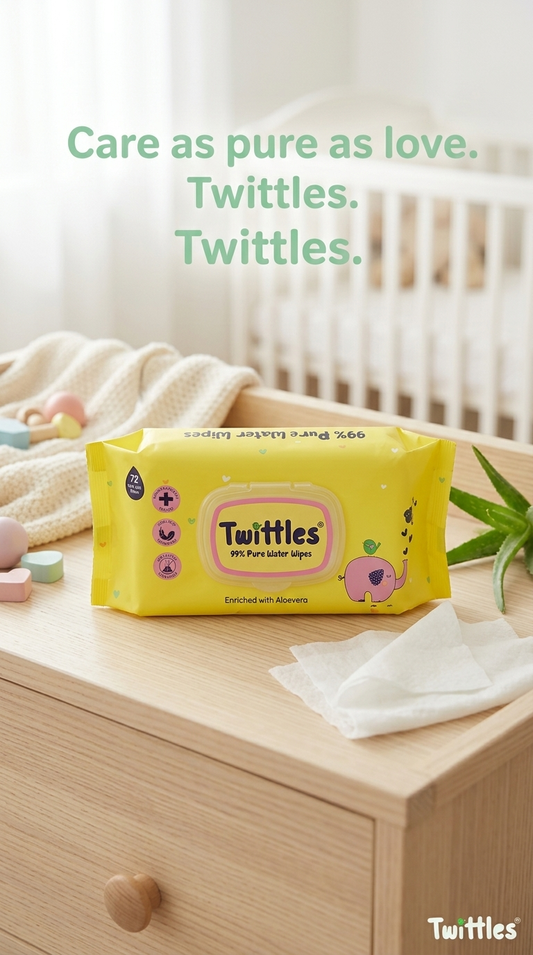 Baby Wipes Twittles (Lid Pack of 72)